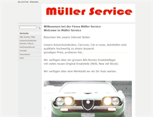 Tablet Screenshot of muellerservice.ch